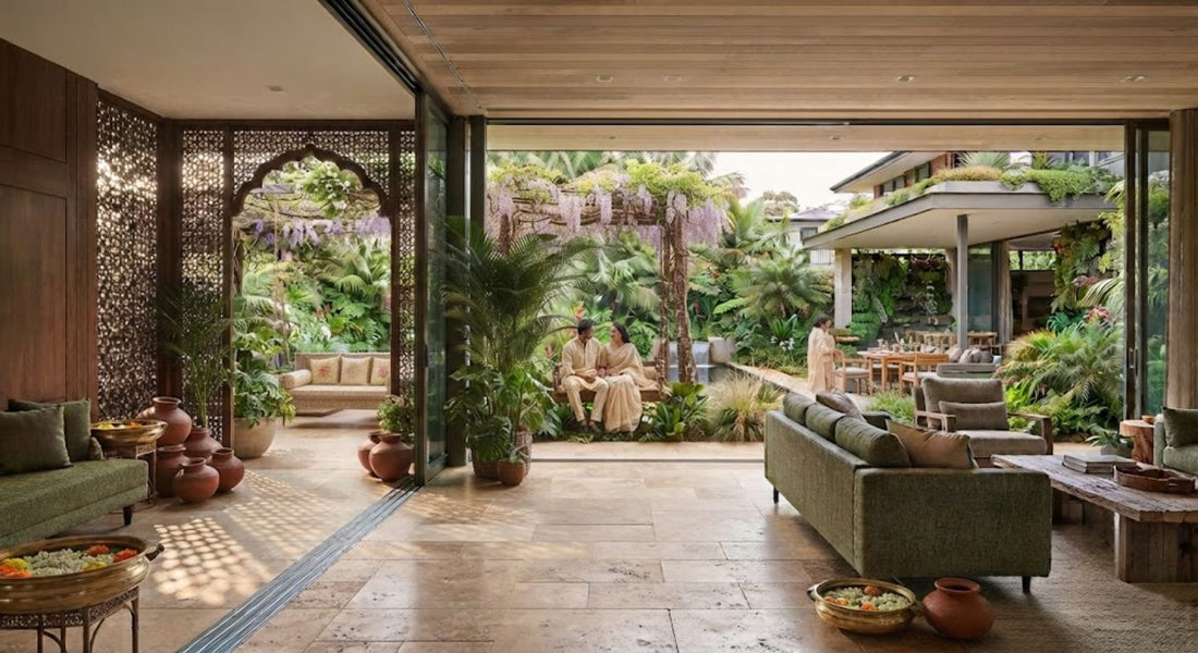 Designing a Seamless Indoor-Outdoor Green Living Space