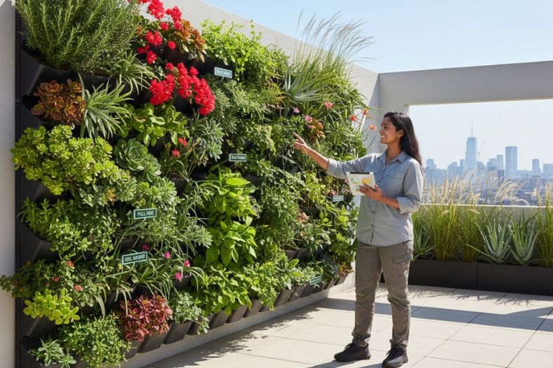 How to Choose the Right Plants for Vertical Gardens in Sun, Shade & Wind
